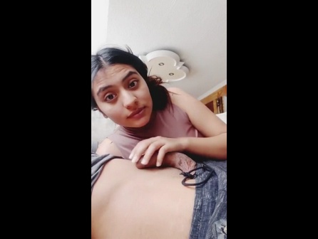 Cute Indian Teen Sucking Hard Desi Dick